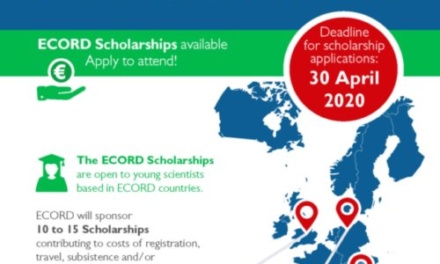 Get an ECORD Scholarships 2020