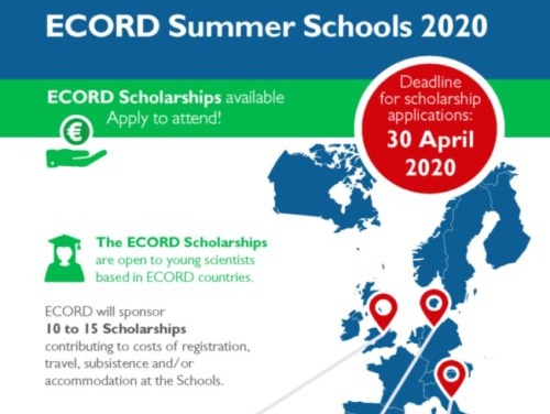 Get an ECORD Scholarships 2020