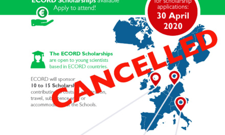 ECORD Summer Schools and Scholarships 2020