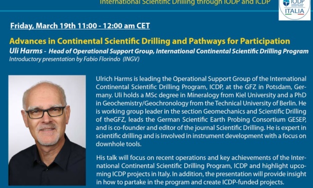 IODP-Italy Spring Webinar Series 2021