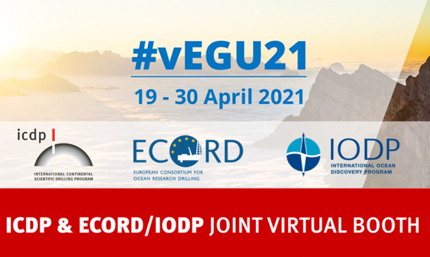 Scientific Drilling at vEGU21 – IODP/ECORD-ICDP joint booth