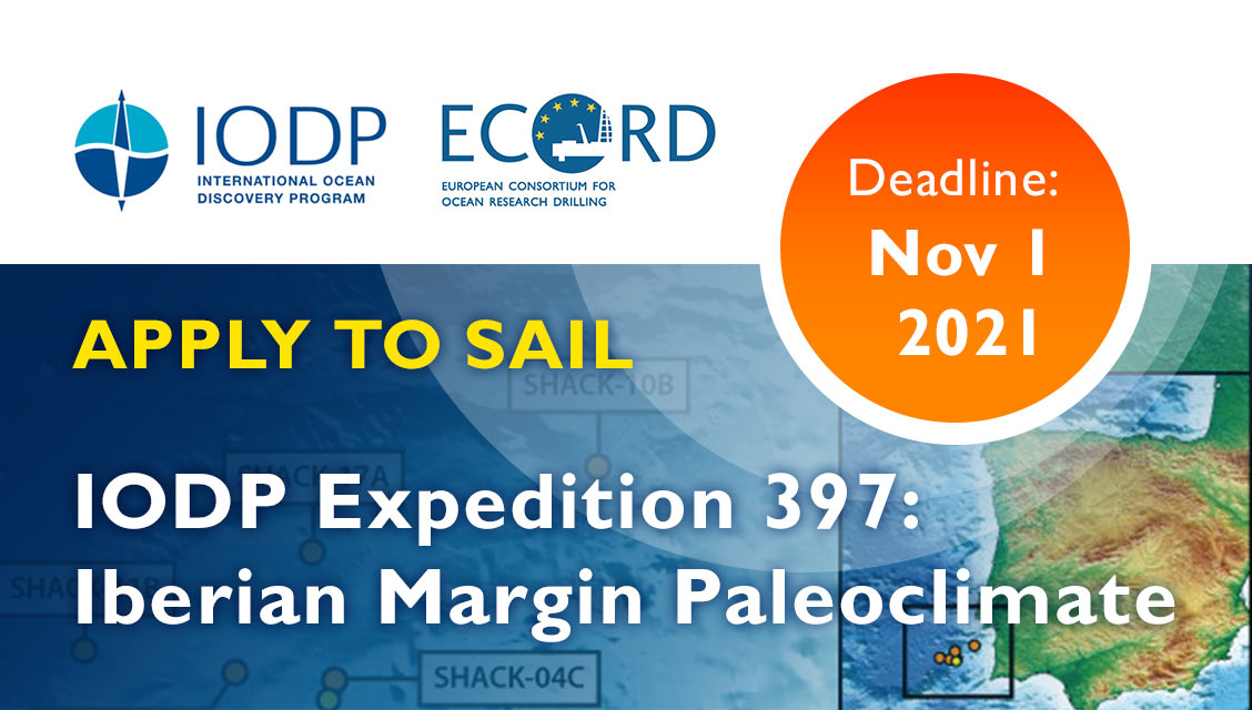 CALL FOR APPLICATIONS IODP Expeditions 397: Iberian Margin Paleoclimate