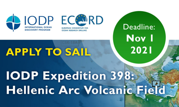 CALL FOR APPLICATIONS IODP Expedition 398: Hellenic Arc Volcanic Field
