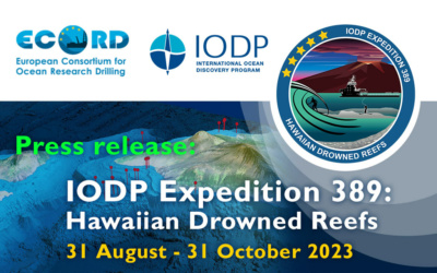 IODP Expedition 389: Hawaiian Drowned Reefs to be conducted August – October 2023