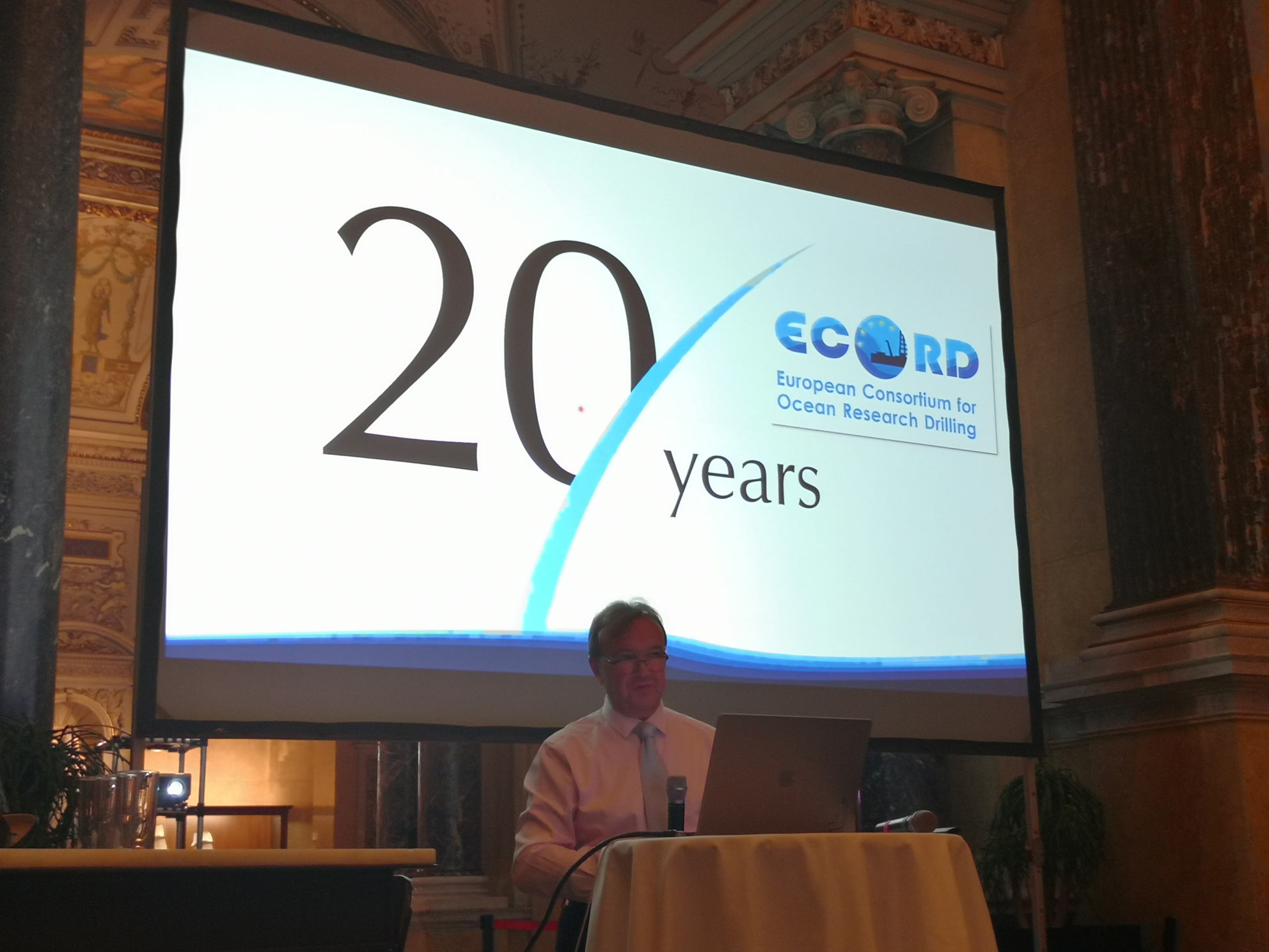 ECORD and ICDP at NHM Vienna - Opening Day Ceremony.