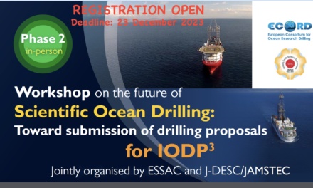 Registration Open: Workshop on the future of Scientific Ocean Drilling -Phase II