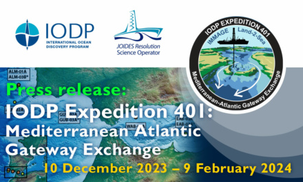 IODP Expedition 401: Mediterranean Atlantic Gateway Exchange starts on 10 December 2023