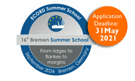 Apply to participate in ECORD Summer School in Bremen 2024: From Ridges to Flanks to Mar­gins