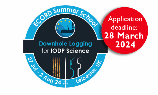 Apply to participate in ECORD Summer School: Downhole Logging for IODP Science 2024