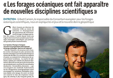 New scientific disciplines emerge from scientific ocean drilling