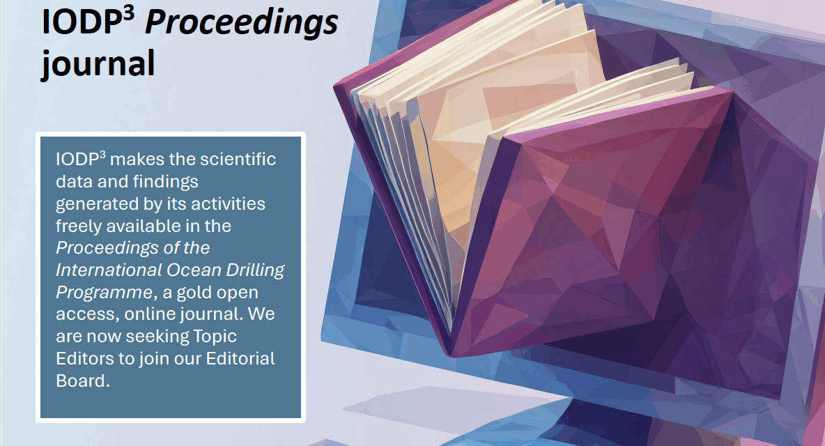 Join the Editorial Board of the Proceedings of the International Ocean Drilling Programme
