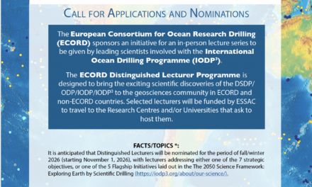 Call for Applications – ECORD Distinguished Lecturer Programme 2026